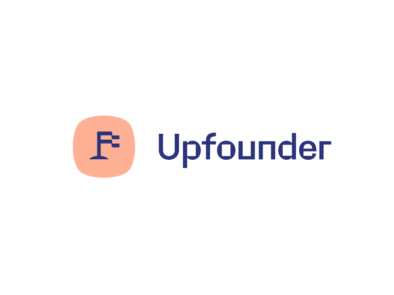 Upfounder | Final Brand grid logotype lettering brand mobile ui logo flag