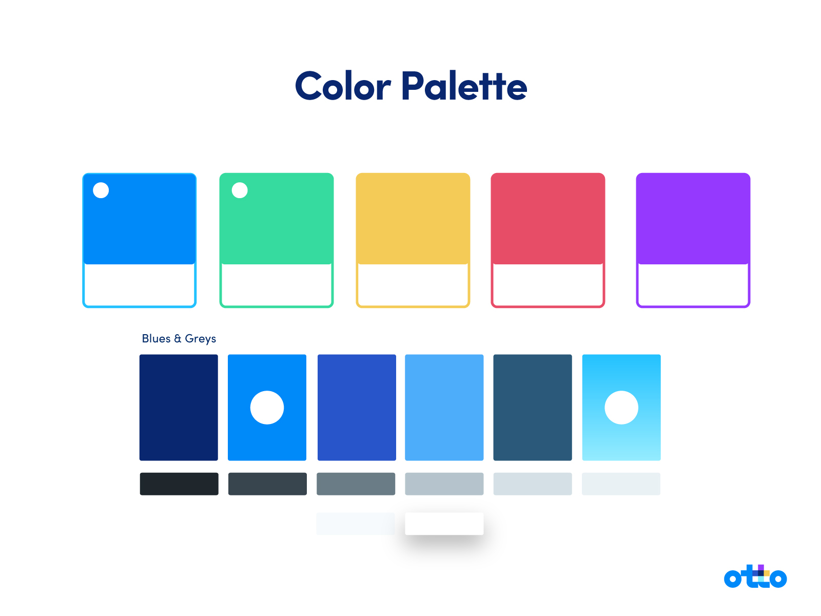 Otto | Color Palette by Wesley Marc Bancroft ᴸᵁᴺᴼᵁᴿ on Dribbble