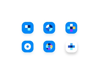 HelloOtto | App Icon Variations app icon app icons automobile car circles colorful insurance simple ui warranty
