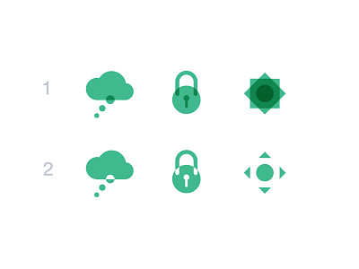 Why? | Icons cloud iconography icons icons set lock move think