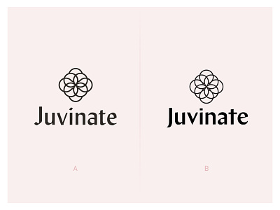 Juvinate | A or B? brand branding identity logo typography web