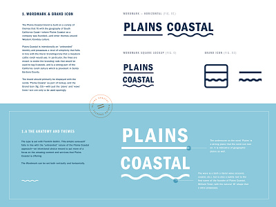 ≂ Plains Coastal | Branding brand branding coast identity logo money personal finance typography wave