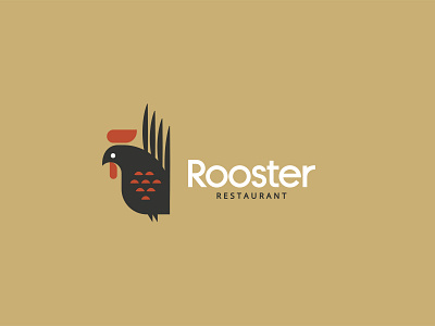 Rooster - logo design brand brand identity brand identity design branding design geometric illustration logo logodesign typography