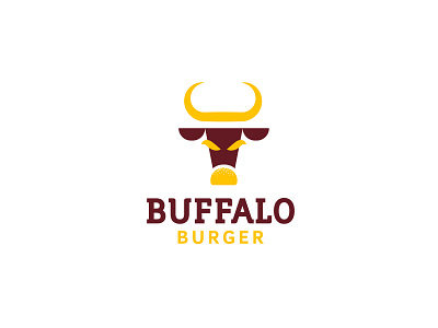 Buffalo Burger - logo design brand brand identity brand identity design branding design geometric illustration logo logodesign typography