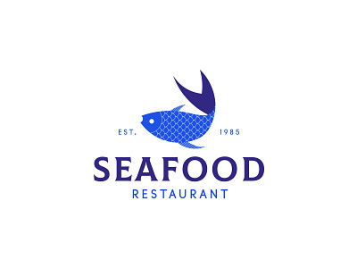 Seafood - logo design by Farouk Mousa on Dribbble