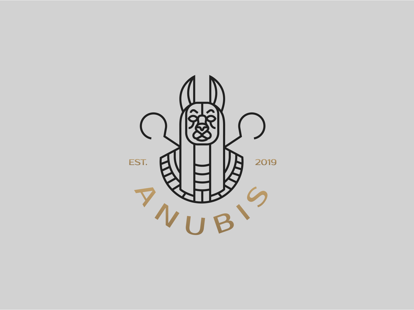 Anubis - logo design by Farouk Mousa on Dribbble