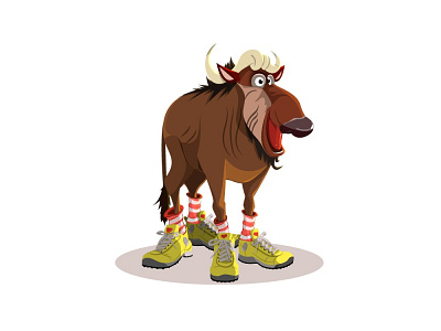 The fastest wildebeest character design characters illustration kids book vector