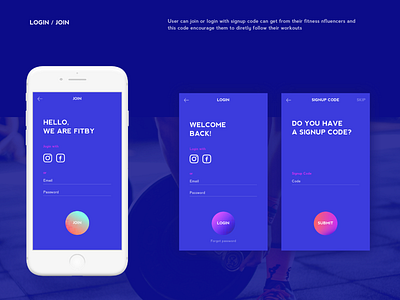 Fitby_Scene 2 app branding design fitness ui ux web website workout