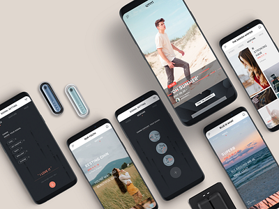 Cammi, Wearable Camera app app branding camera camera app communication design interaction travel ui ux wearable website