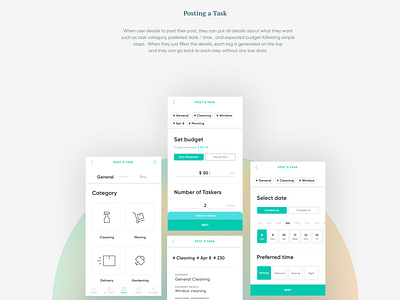 MyTask app branding communication design interaction ui ux web website