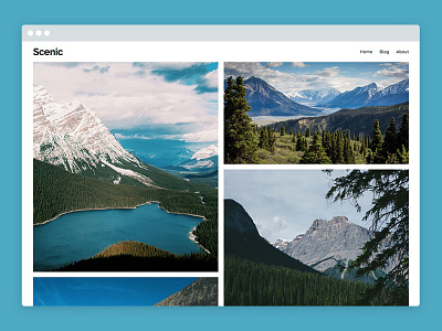 Scenic – WordPress Portfolio Theme blog photography portfolio theme wordpress