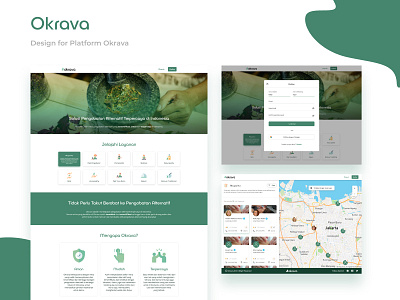 Design Platform Website Okrava design ui ux