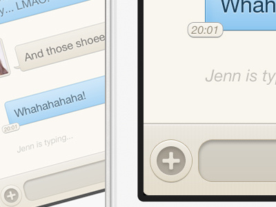 iPhone Chat UI