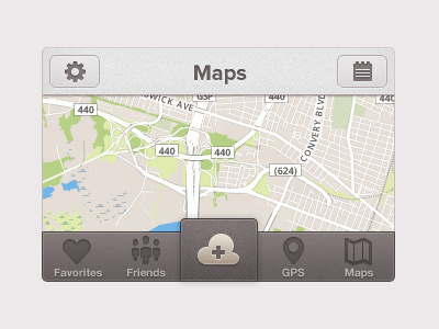 Maps UI app downloadable gps interface ios iphone maps travel traveling ui