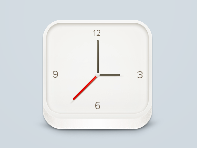 Clock clock hours icon iphone minutes seconds time