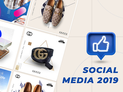 Social Media Posts behance facebook instagram socialmedia