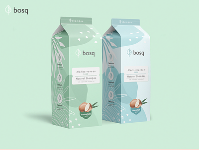 Natural Shampoo Packaging Design