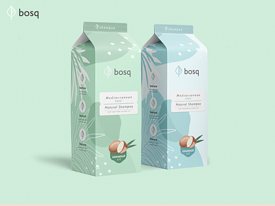 Natural Shampoo Packaging Design