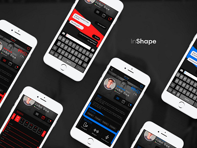 Inshape app design