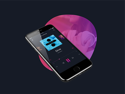 Music Player App app design colors dark dark mode design dribbble minimal mobile music music app music player ui ui ux ui design uiux ux