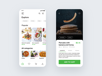 Food Delivery App concept