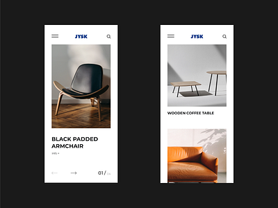 JYSK | Redesign concept app app concept app design design dribbble furniture minimal minimalism mobile app mobile ui modern online shop online store ui ux web