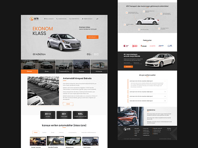 AFN | Rent a car | Website design automobile book car car car service design dribbble homepage landing minimal rent rent a car rental ui ui design ux ux design web web site webdesign website