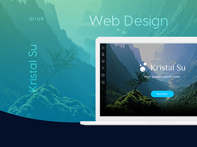 Kristal Su website app design colors design dribbble e commerce logo macbook minimal minimalistic ui ux web webdesign website