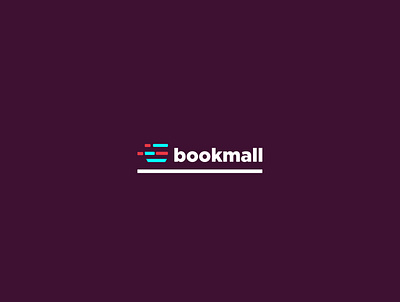 Bookmall logo brand book branding design designs flat icon illustration logo minimal vector