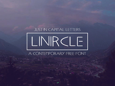 Linircle (free font) branding font font awesome font bundle font design font face fontfont graphic design graphic out typography