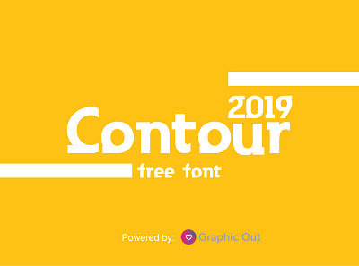 Contour Font behance contour contour font font font awesome font design free font graphic graphic design graphic out graphicout modern font out typography