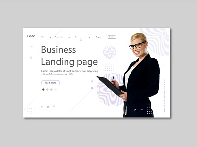 Business web template behance business business website design free vector free web template graphic graphic design graphic out graphicout landing landingpage typography user experience user interface vector webdesign website design