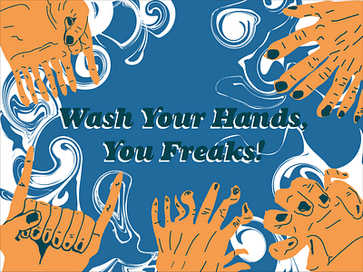 Just wash your hands beafreak coronavirus covid19 design hands handsome illustration illustrator washyourhands whenwillthisend