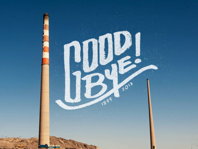 Good Bye Asarco asarco bye copper demolition el good paso smeltertown smokestacks texas towers typography