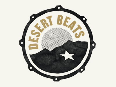 Desert Beats Logo bass beats blog desert drum drums el paso kick logo star texas