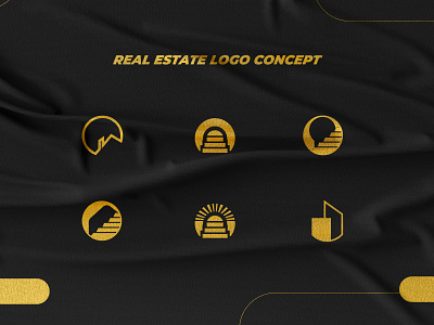 Real Estate Logo Concept branding building clean construction logo design graphic design identity illustration logo logo design real estate real estate logo vector