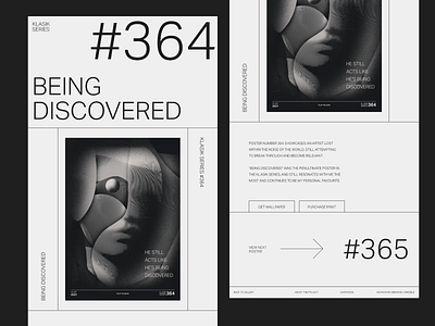 Klasik Series - Web Gallery Exploration adobe xd bold design digital editorial exploration layout minimal minimalist modern poster typography web web gallery whitespace