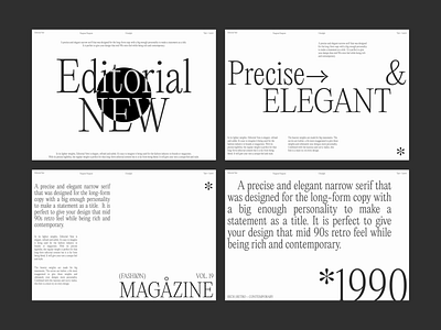 PP Editorial New - Type + Layout Explorations