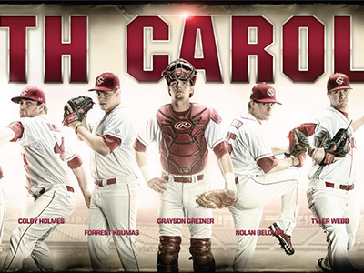 2013 South Carolina Baseball Poster baseball college sports