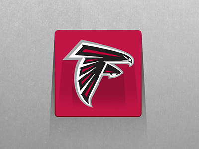 Atlanta Falcons Long Shadow football icon nfl