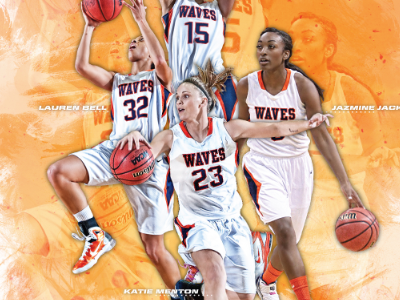 Pepperdine Women's Basketball Poster basketball pepperdine poster waves