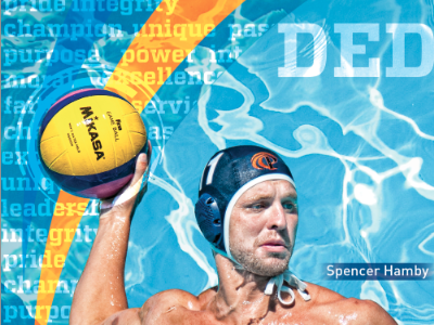 Pepperdine Water Polo Detail 1 design ncaa poster sports waves