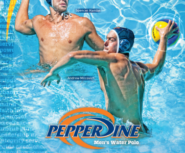 Pepperdine Water Polo Detail 4 design ncaa poster sports waves