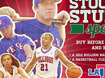 Louisiana Tech Stocking Stuffer Graphic baseball basketball christmas louisiana louisiana tech splash page