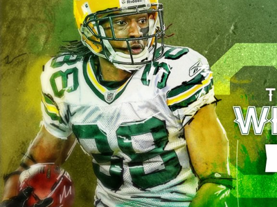 Tramon Williams Detail 2 design football nfl packers