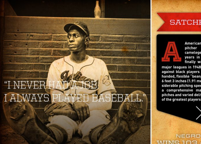 Satchel Paige Tribute Design baseball hall of fame mlb negro league pujols