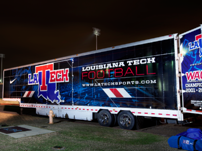 Louisiana Tech Football Trailer design football trailer