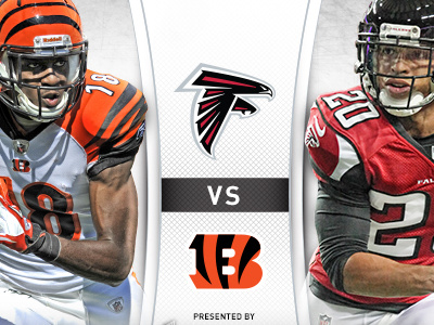 Gameday Matchup Graphics altanta bengals cincinnati falcons football nfl