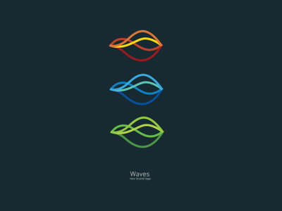Waves Logo branding illustration logo logodesign logodesigner logos