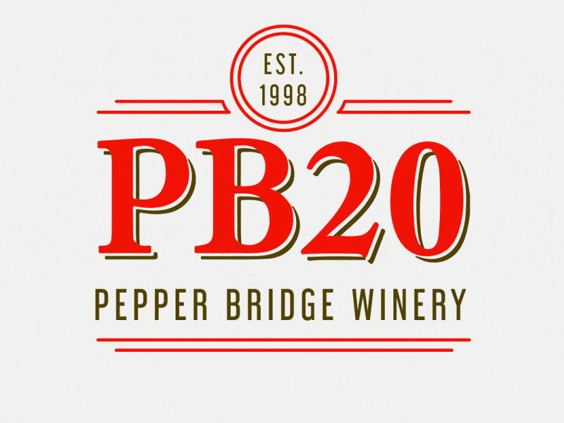 Logo Animation for Pepper Bridge Winery aftereffects animated logo motion wallawalla winery